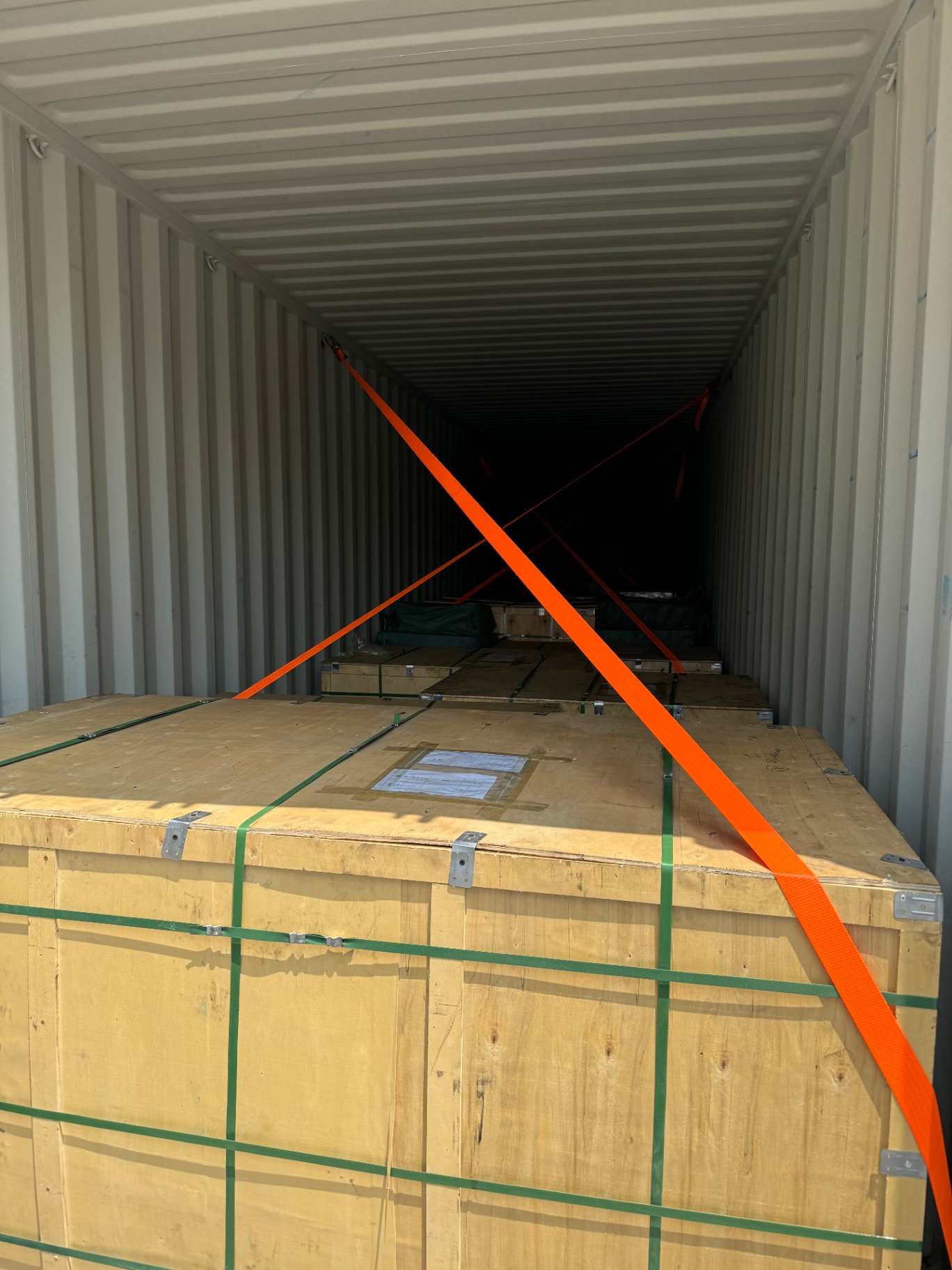 Wooden Crates Strap-Locked