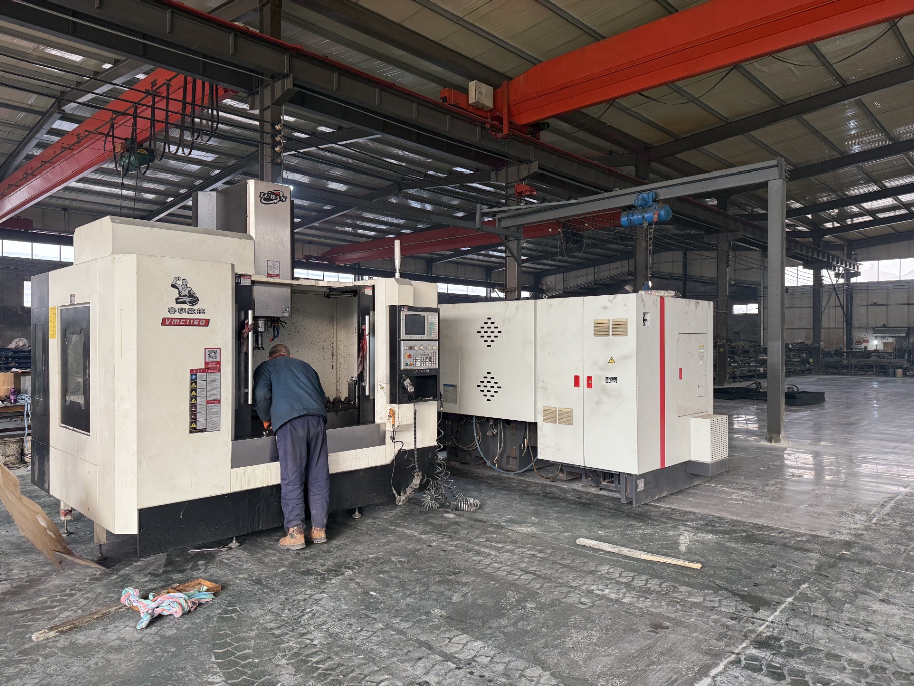 CNC Operator At Work